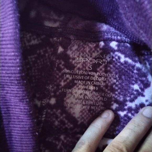 Tahari Sport Fleece Joggers - Picture 3 of 4